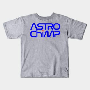 Astro Chimp Worm Logo1 Kids T-Shirt